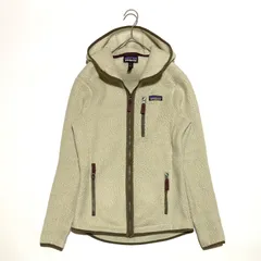 patagonia パタゴニア Retro Pile Hoody フリースジャケット アイボリー フード Sサイズ