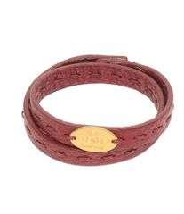 フェンディ ブレスレット selleria セレリア 2連 レザー レディース FENDI