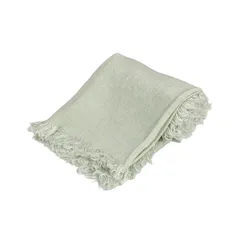 ASAUCE MELER(アソース メレ) ストール(ショール)美品  - ライトグリーン リネン