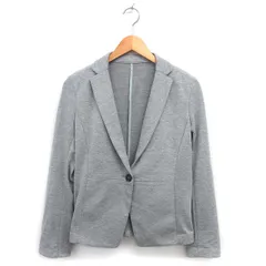 コムサイズム COMME CA ISM ジャケット アウター テーラード 裏地なし シンプル M グレー /NT1