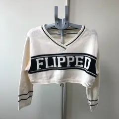 H&M クロップド ニット アイボリー (新品)