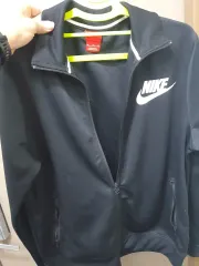 NIKE ブラック トレーナー ジップアップ XL
