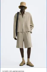 ZARA リネンブレンド リミテッド ジャケット S