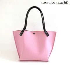 《牛革》ロングハンドル・底マチワイド・一枚革のミニトート・0605