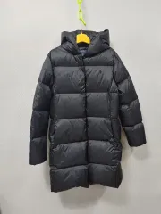 ポロ ラルフローレン フード ダウンジャケット ロング丈 ブラック 16y XL 44 55