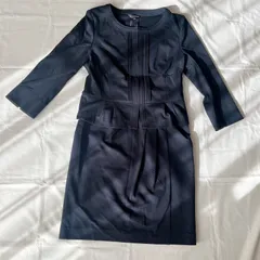 美品 ESPRITMUR  エスプリミュール 9号 サイズM セットスーツ フォーマル 冠婚葬祭 ネイビー 入園式 卒園式 入学式 卒業式 発表会