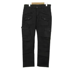 リー カーゴパンツ ロングパンツ ストレッチ ブランド ボトムス 黒 メンズ 32サイズ ブラック Lee 【中古】