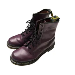 Dr.Martens (ドクターマーチン) ■ ③ 1460 W 8ホールブーツ レディース パープル UK6 (25.0cm)