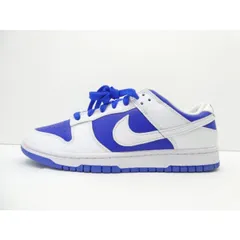 ナイキ NIKE DUNK LOW RETRO Racer Blue & White DD1391-401 size:26.5cm スニーカー 靴 △WT4958