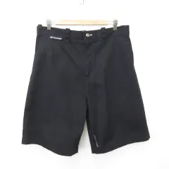 セッションズ SESSIONS パンツ ハーフパンツ ショート コットン 黒 ブラック 34