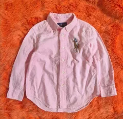 ポロ ラルフローレン ビックポニー オックスフォード シャツ キッズ 4T 110