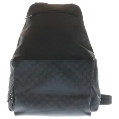 GUCCI (グッチ) グッチシマ GG バックパック リュックサック ブラック ナイロン 179606 ブラック金具
