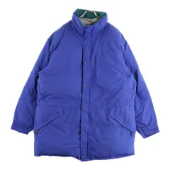 L.L.Bean (エルエルビーン) 80S DOWN COAT USA製 山タグ ダウンコート ブルー