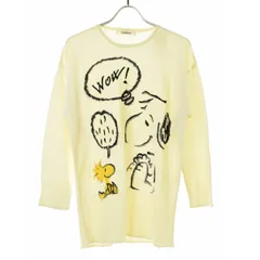 【ICEBERG×PEANUTS】イタリア製 スヌーピー長袖ニットセーターのサムネイル