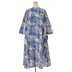 【JSloane×LIBERTY】SY2421028 リバティ タナローン 七分袖 シャツワンピースロング七分袖ワンピース