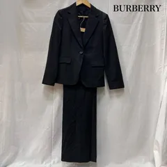 バーバリーロンドン セットアップ ジャケット パンツ テーラード センタープレス ブラック レディース 40 ISItems【USED】【古着】【中古】50151058