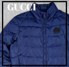 GUCCI グッチ ダウン ジャケット 裏地 総柄 GG柄 ロゴ ワッペン - メルカリ