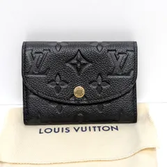 Dz435701 ルイ・ヴィトン コンパクト財布 ポルトモネ･ロザリ モノグラムアンプラント M81455 メンズ LOUIS VUITTON 中古美品