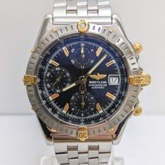 Dz809191 ブライトリング 腕時計 クロノグラフ クロノマット ビコロ  B13352 ブラック文字盤 ユニセックス BREITLING 中古