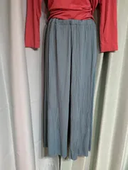 UNIQLOプリーツストレートパンツ Lサイズ☆