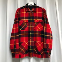 Tommy Hilfiger レッド CHECK オーバーサイズシャツ (S)