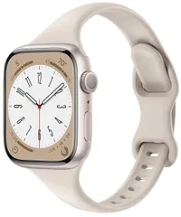 【数量限定】For Apple Watch バンド シリコン 46mm 45mm 44mm 42mm 41mm 40mm 38mm アップルウォッチ バンド 交換ベルト スポーツバンド 柔らかい レディース 細身 スリム Apple Watch Ultra S