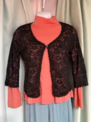 レースカーディガン ブラック☆