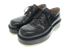 ボッテガヴェネタ BOTTEGA VENETA THE STILT ザ スティルト レースアップ ダービー シューズ クリアソール 42 黒 ブラック ブランド古着ベクトル 中古☆AA★▲■241212のサムネイル