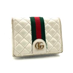 ノ*ラ様 グッチGUCCI ブロンディ ホワイト 二つ折り財布 - メルカリ