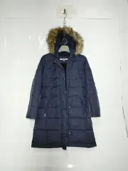 DKNY ディーケーエヌワイ レディース ダウンジャケット ロング丈 ファー フード