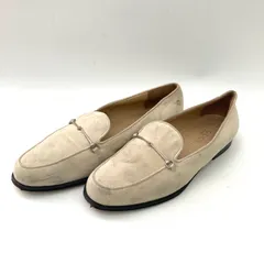 【GUCCI】グッチ ローファー 靴 ベージュ 37C 23.5 スエード ☆