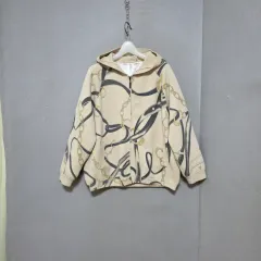 ss週末特価ss 柄 멋스러운 裏地あり ニット アウター FF n2313