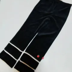 344 120cm 130cmキムラタンユッピー　女の子長パンツ　黒　未使用品