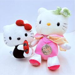 Sanrio ハローキティ人形 2000年記念モデル レトロ 2体セット 現状品