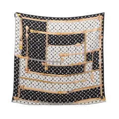 ルイ・ヴィトン LOUIS VUITTON スカーフ カレ モノグラム コンフィデンシャル M78667 シルク スカーフ レディース Used A