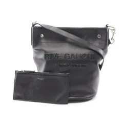 SAINT LAURENT PARIS サンローランパリ RIVE GAUCHE リヴ ゴーシュ バケット レザー ショルダーバッグ ブラック 683559 サンローランパリ SAINT LAURENT PARIS ショルダーバッグ RIVE GAUCHE