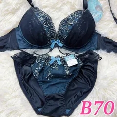 ブラショーツセット B70 ブラック チュールレース ラメ刺繍 リボン 大人可愛い セクシー フルバック  ランジェリー 下着セット