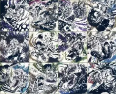 【中古】紙製品 全12種セット 墨式色紙 色コレ 「一番くじ ワンピースEX悪魔を宿す者達」 D賞