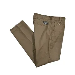 REPLAY リプレイ / チノパンツ ノータック コットンスラックス コットン 100% カーキグリーン 429557