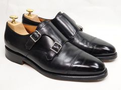 069 / 0109 美品 ジョンロブ ウィリアム ブラック カーフ ８E ＃9795