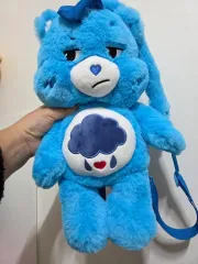 ケアベア ぬいぐるみ バッグ ブルー