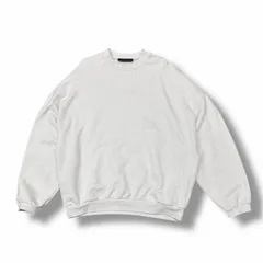 FEAR OF GOD ESSENTIALS ラバーロゴクルーネックスウェット トレーナー フィアオブゴッド エッセンシャルズ ホワイト XL （6829M）