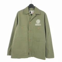 ネイバーフッド NEIGHBORHOOD 98年 初期 アーカイブ カバーオール アイアンクロス プリント M カーキのサムネイル