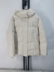 カルバン・クラインジーンズ ダウン ショート ジャケット アイボリー クリーム 白 s
