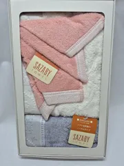 【新品】SAZABY タオルセット フェイスタオル・ウォッシュタオル・タオルハンカチ