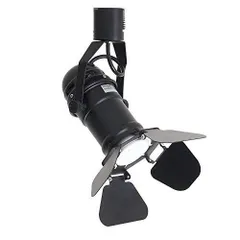 【数量限定】6W 600lm 昼光色 ライティングバー用照明器具 60W形相当 LED電球＋器具セット インテリア E11 レールライト E11 廊下 LED電球 寝室 ダクトレール 食卓用 天井照明 黒 人気 LED電球付き (黒 スポットライト + ダクト