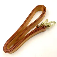 LOUIS VUITTON バッグ用 ヌメ皮 レザー ブラウン ショルダーストラップ ゴールド