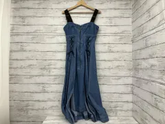 REDYAZEL レディアゼル ノースリーブワンピース／デニムビスチェワンピース／02-2015100305／ブルー