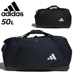  アディダス ボストンバッグ 50L メンズ レディース adidas EP/SYST チームダッフルバッグ 大容量 スポーツバッグ 鞄 試合 合宿 遠征 ジム 機能性 アスリート かばん ユニセックス 手提げ ショルダー 旅行 黒 紺 青 /JMT58