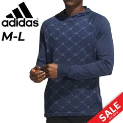 アディダス パーカー 長袖 スウェット メンズ ゴルフウェア adidas GOLF アルティメット365ツアー PRIMEKNIT フーディー プルオーバー ゴルフパーカー 男性 紳士用 スエット ゴルフシャツ トップス 青 ブルー  /KLS43